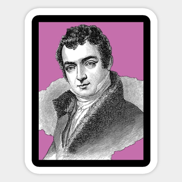 Washington Irving Sticker by deadvandal